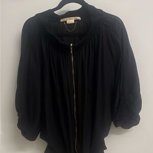 Stella McCartney Black Bomber Jacket